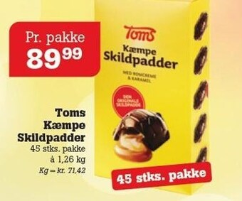 Poetzsch Padborg Toms kæmpe skildpadder tilbud