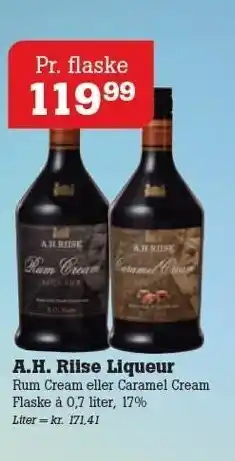 Poetzsch Padborg A.h. riise liqueur tilbud