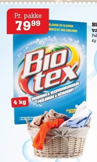 Poetzsch Padborg Biotex vaskepulver tilbud