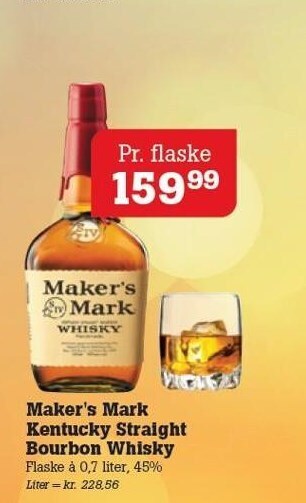 Poetzsch Padborg Maker's mark kentucky straight bourbon whisky tilbud