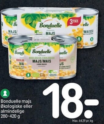REMA 1000 Bonduelle majs tilbud