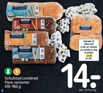 REMA 1000 Schulstad levebrød tilbud