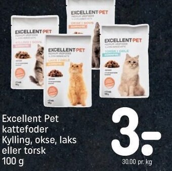 REMA 1000 Excellent pet kattefoder tilbud