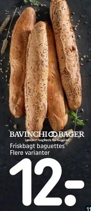 REMA 1000 Friskbagt baguettes tilbud