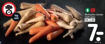 Økologiske danske rodfrugter pr ½ kg