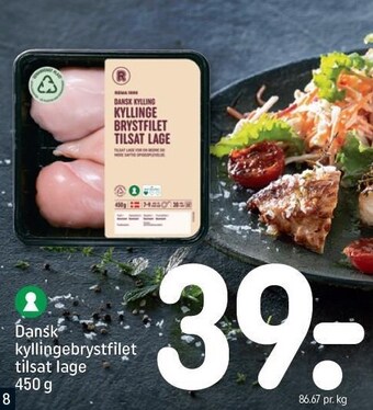 REMA 1000 Dansk kyllingebrystfilet tilbud