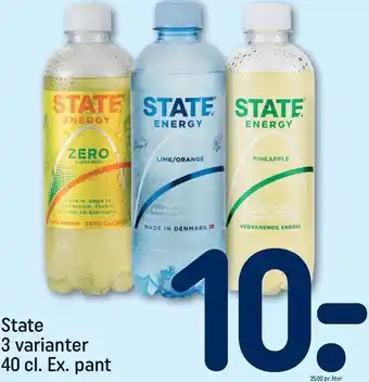 REMA 1000 State energy 3 varianter tilbud