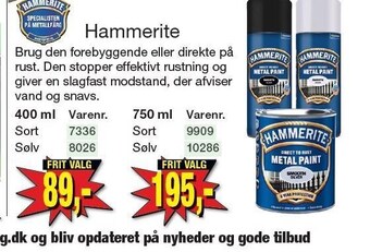 Harald Nyborg Hammerite tilbud