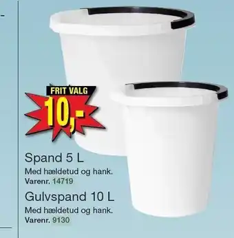 Harald Nyborg Spand 5 l el. gulvspand 10 l tilbud