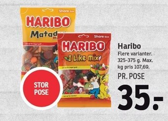 SPAR Haribo tilbud