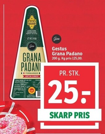 SPAR Gestus grana padano tilbud