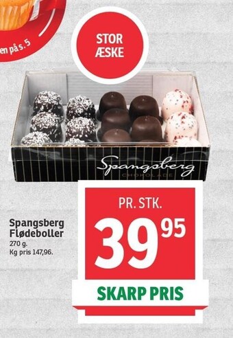 SPAR Spangsberg flødeboller tilbud