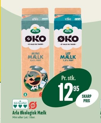 Min Købmand Arla økologisk mælk tilbud