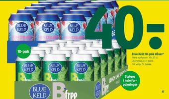 Coop 365 Blue keld mineralvand tilbud