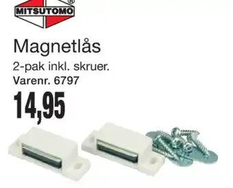 Harald Nyborg Mitsutomo magnetlås tilbud