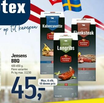 Føtex Jensens BBQ tilbud
