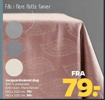 Netto Jacquardvævet dug tilbud