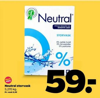Netto Neutral storvask tilbud