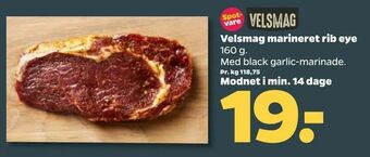 Velsmag marineret rib eye