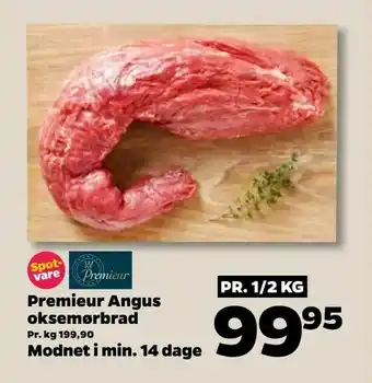 Netto Premieur Angus oksemørbrad Modnet i min. 14 dage tilbud