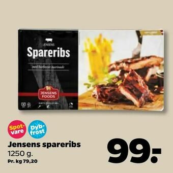 Netto Jensens spareribs tilbud
