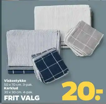 Netto Viskestykke Karklud tilbud