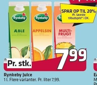 Fleggaard Rynkeby juice tilbud