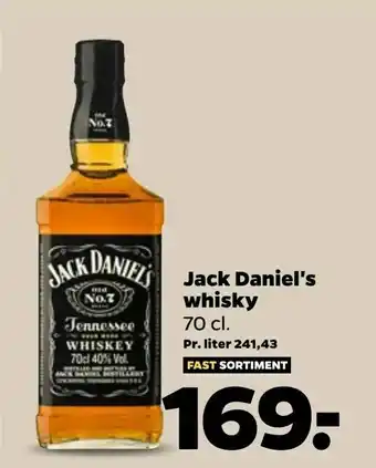 Netto Jack Daniel's whisky tilbud