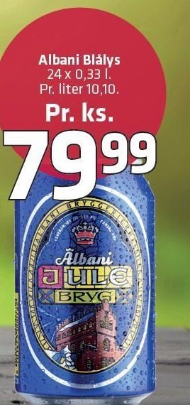 Fleggaard Albani blålys tilbud