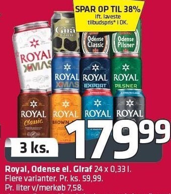 Fleggaard Royal, odense el. giraf tilbud