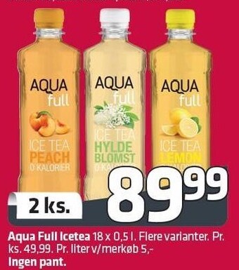 Fleggaard Aqua full icetea tilbud