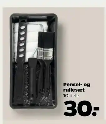 Pensel- og rullesæt