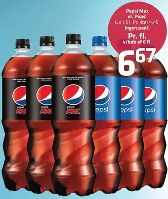 Fleggaard Pepsi max el. pepsi tilbud