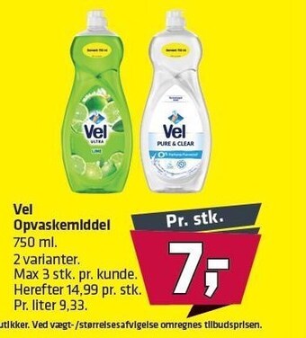 Fleggaard Vel opvaskemiddel tilbud