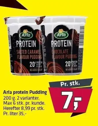 Fleggaard Arla protein pudding tilbud