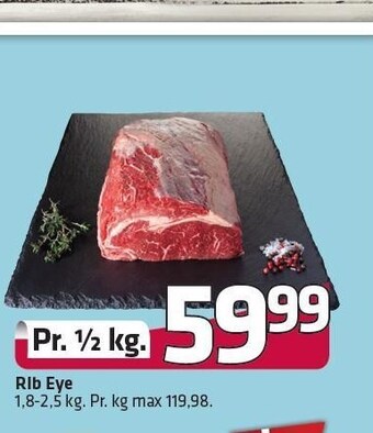Fleggaard Rib eye tilbud