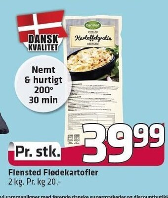 Fleggaard Flensted flødekartofler tilbud