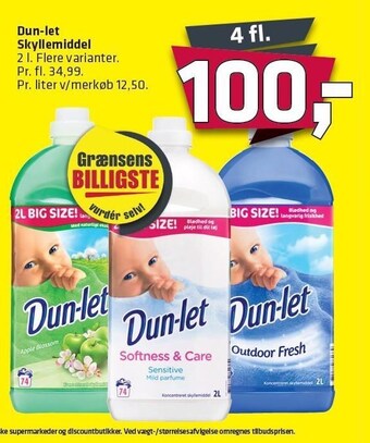Fleggaard Dun-let skyllemiddel tilbud