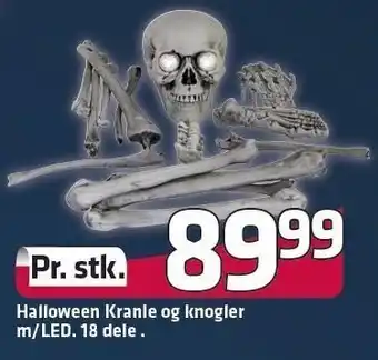 Fleggaard Halloween kranle og knogler tilbud
