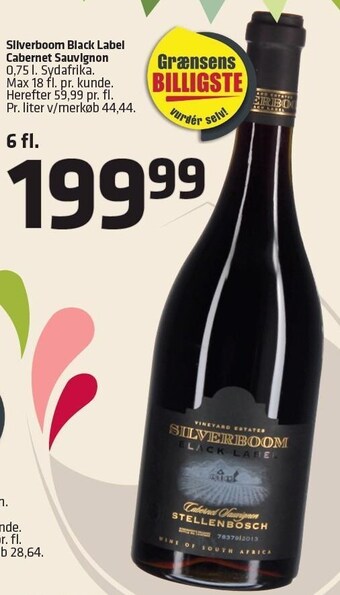 Fleggaard Silverboom black label tilbud