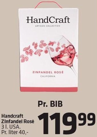 Fleggaard Handcraft zinfandel rosé tilbud