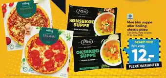Bilka Mou klar suppe el. salling classic pizza tilbud