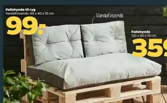 Netto Pallehynde til ryg tilbud