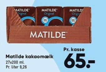 Bilka Mathilde kakaomælk tilbud