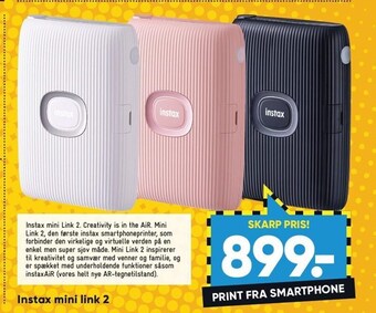 Bilka Instax mini link 2 tilbud
