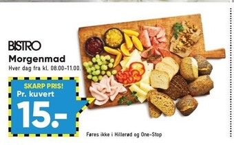 Bilka Bistro morgenmad tilbud