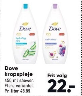 Bilka Dove kropspleje tilbud