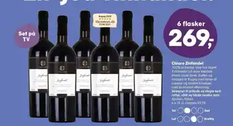 SuperBrugsen Chiaro Zinfandel 6 x 75 cl. tilbud