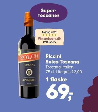 SuperBrugsen Piccini Solco Toscana tilbud