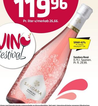 Fleggaard Sandara rosé tilbud